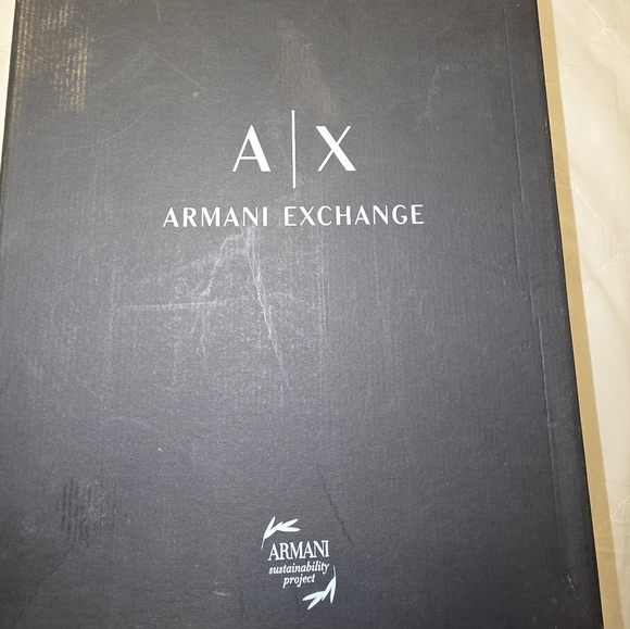 Armani Exchange Rose and Silver Sneakers - Picture 2 of 8